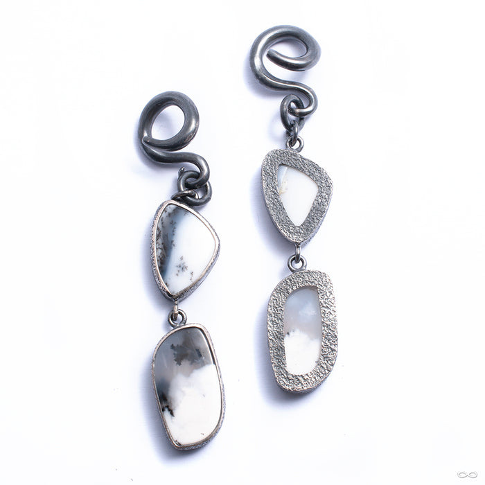 Dendritic Opal Dangles Dangles from Diablo Organics back view
