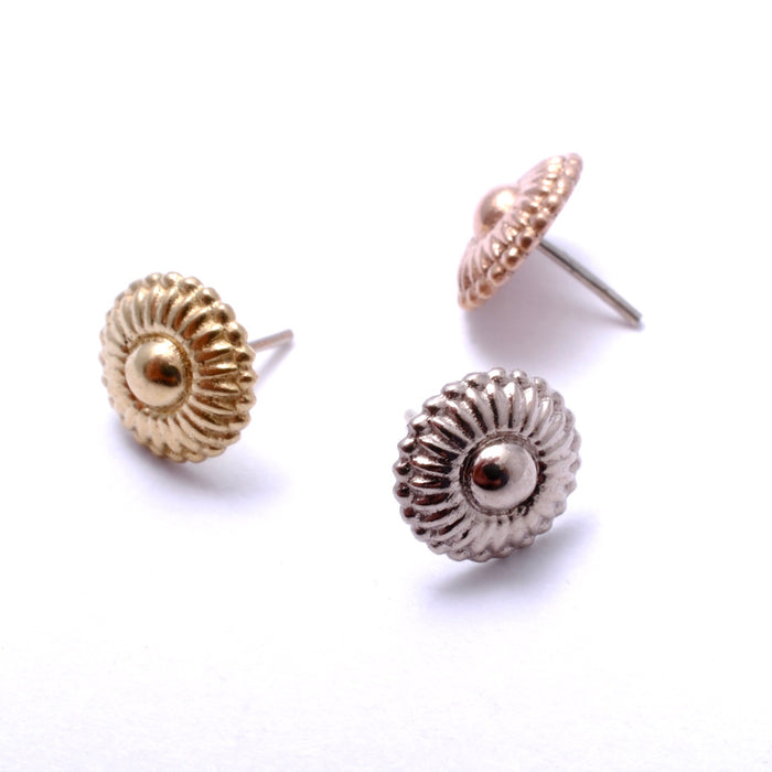 Dessert First Press-fit End in Gold from Regalia in assorted materials