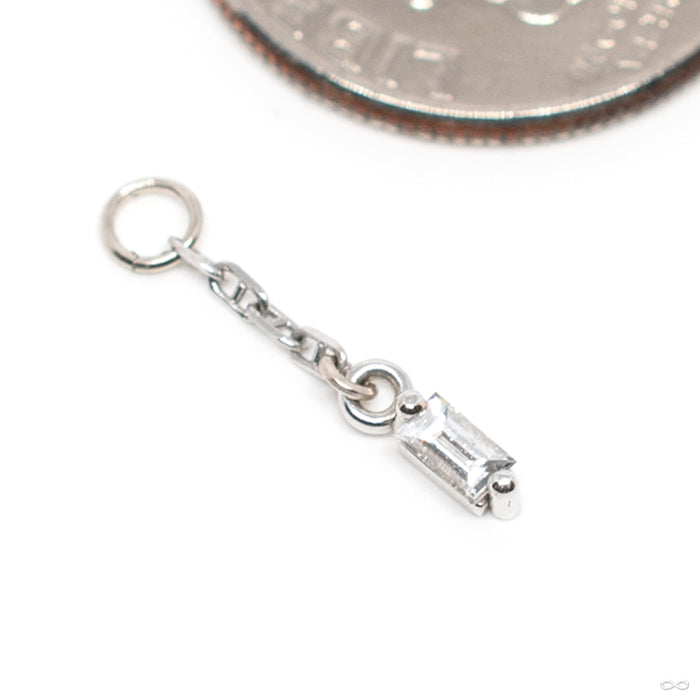 Diamante Charm in Gold from Hialeah in white gold