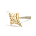 Diamond Shine Sparkle Press-fit End in Gold from Quetzalli in yellow gold