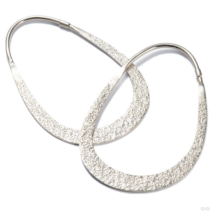 Distressed Teardrops from Diablo Organics in silver