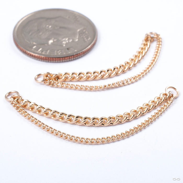 Divine Chain in Gold from Hialeah in various lengths in yellow gold