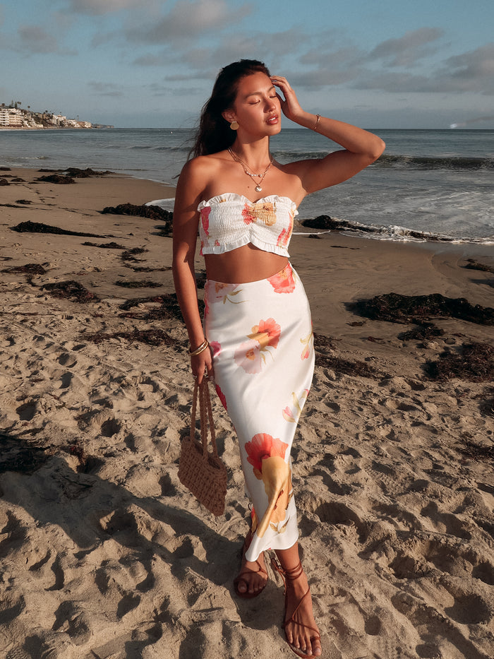 Dolce Vida Floral Tube Top - Final Sale - Stitch And Feather