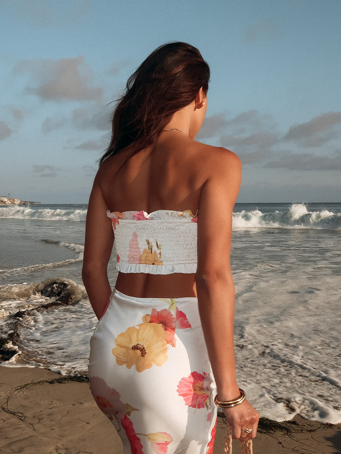 Dolce Vida Floral Tube Top - Final Sale - Stitch And Feather