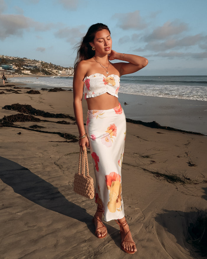 Dolce Vida Floral Tube Top - Final Sale - Stitch And Feather