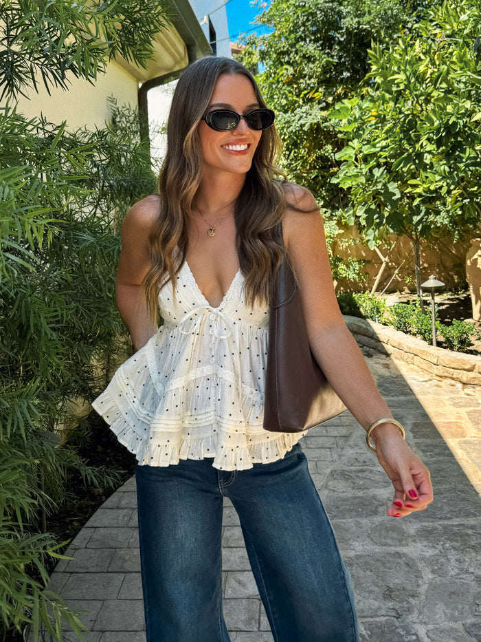 Dollie Polka Dot Tank Top - Stitch And Feather