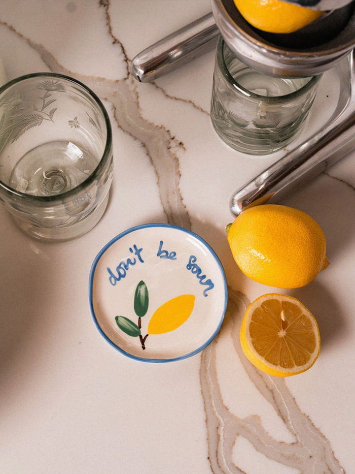 Don't be Sour Coaster - Stitch And Feather