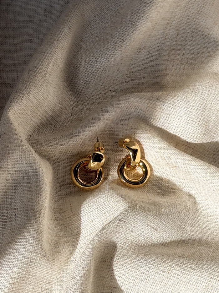 Donut Drop Earrings - Stitch And Feather