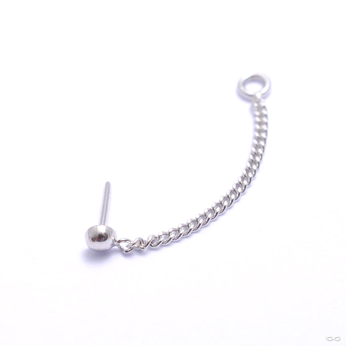 Dottie with Mini Lasso Press-fit End in Gold from Pupil Hall in white gold