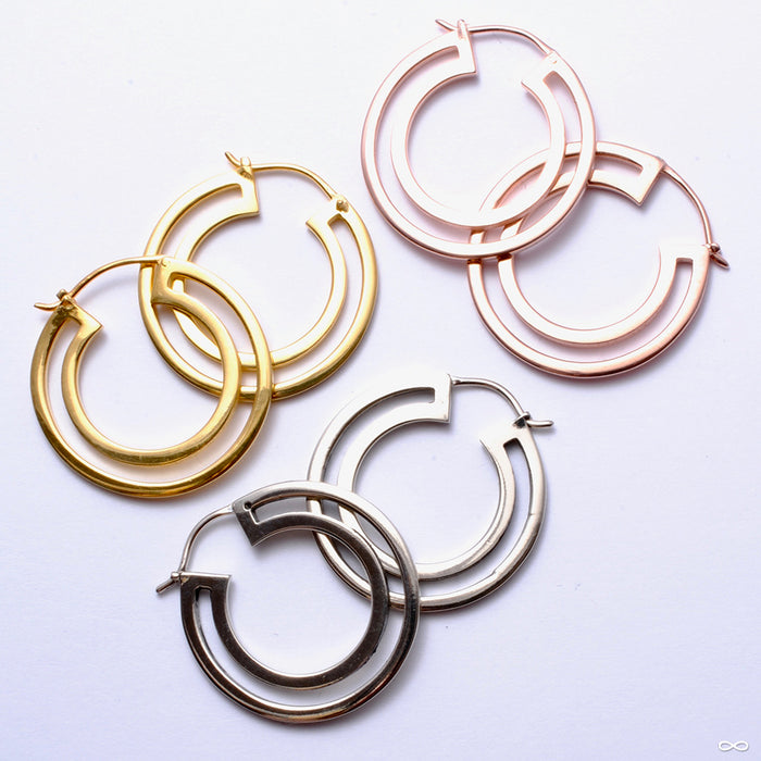 Double Duchess Earrings from Maya Jewelry in assorted materials