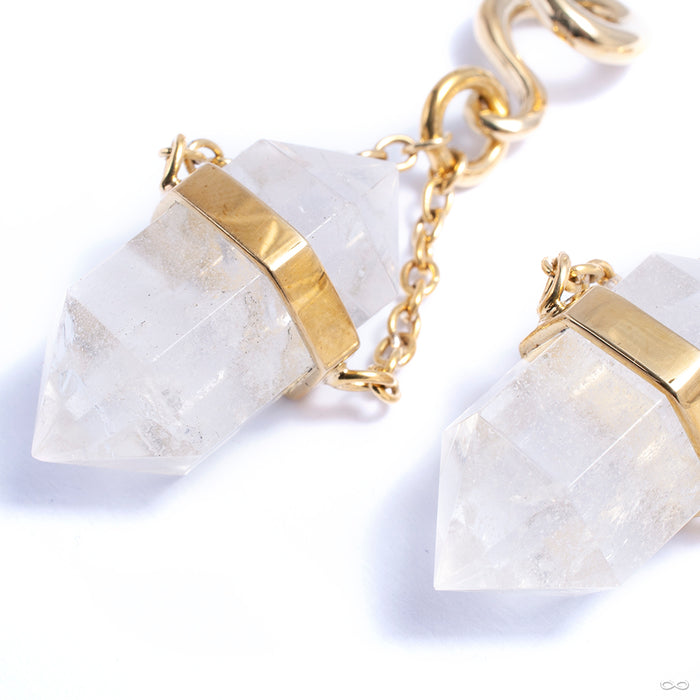 Double Terminated Crystal Quartz Dangles from Diablo Organics