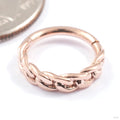 Downtown Seam Ring in Gold from Tawapa in rose gold