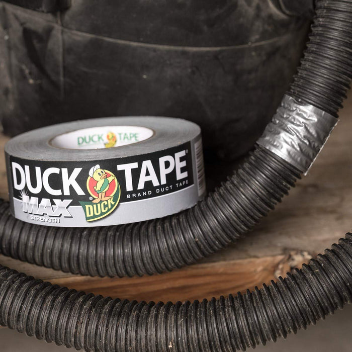 Duck Brand Max Strength Duct Tape - 1 Roll - Heavy Duty Hold - 1.88 Inch x 45 Yards - Silver (240201)