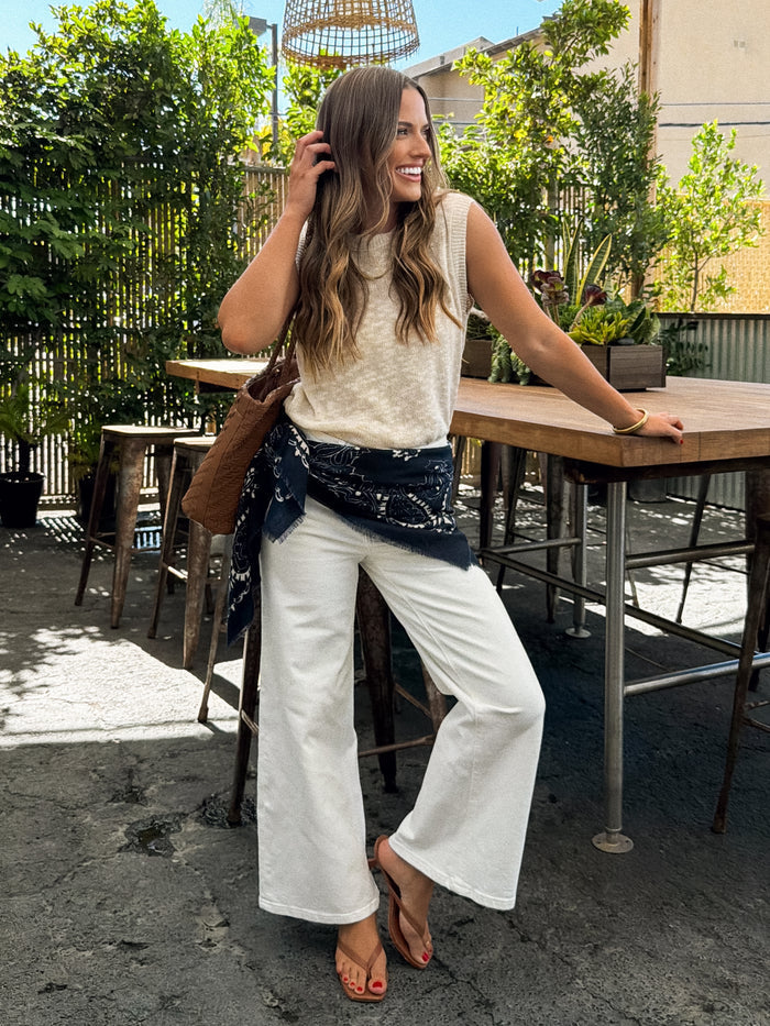 Dulce Knit Tank Top - Stitch And Feather
