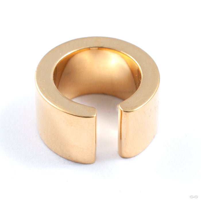 Ear Cuff from Orthodox Jewelry in yellow gold back detail