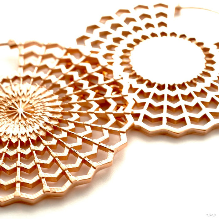 Electric Heart from Maya Jewelry in Rose-gold-plated Copper