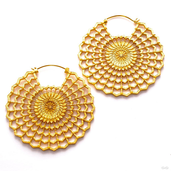 Electric Heart from Maya Jewelry in Yellow-gold-plated Brass