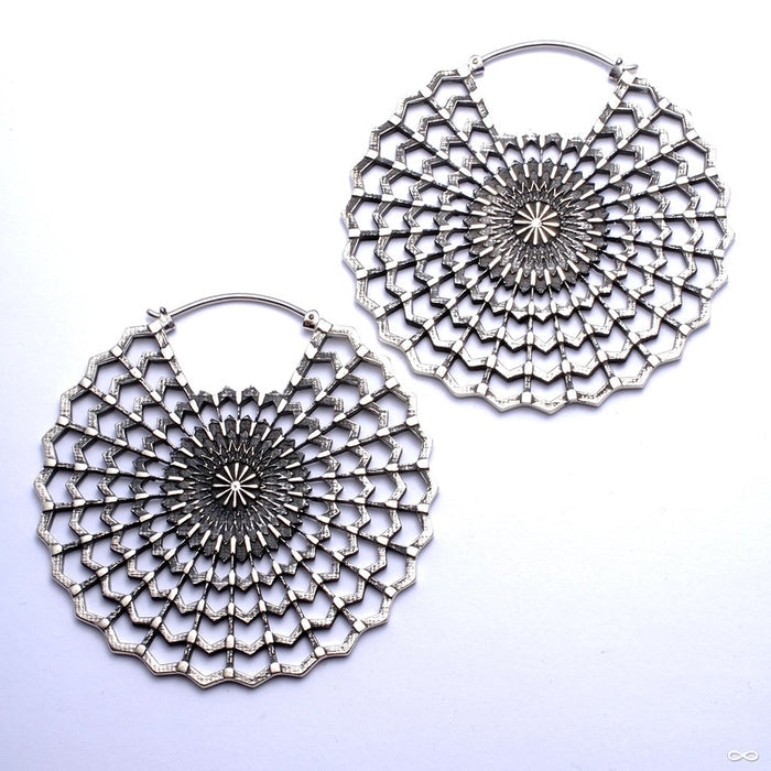 Electric Heart from Maya Jewelry in White Brass