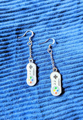 Enamel Super Nintendo Controllers Dangle Earrings