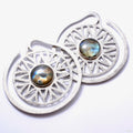 Essence Puj Ju Hoops with Labradorite from Diablo Organics