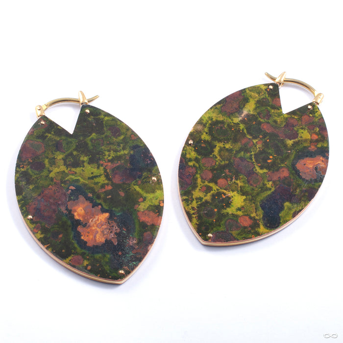 Estella with Moss Green Oxidized Face from Quetzalli