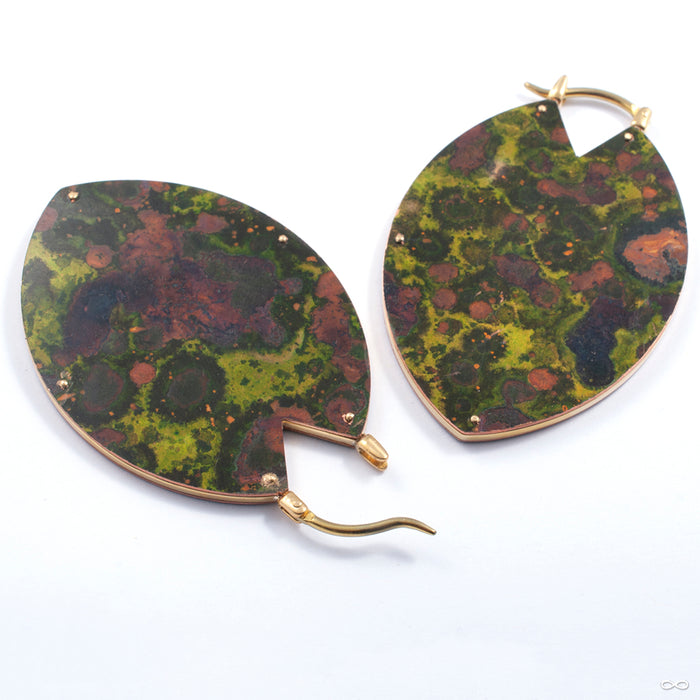 Estella with Moss Green Oxidized Face from Quetzalli