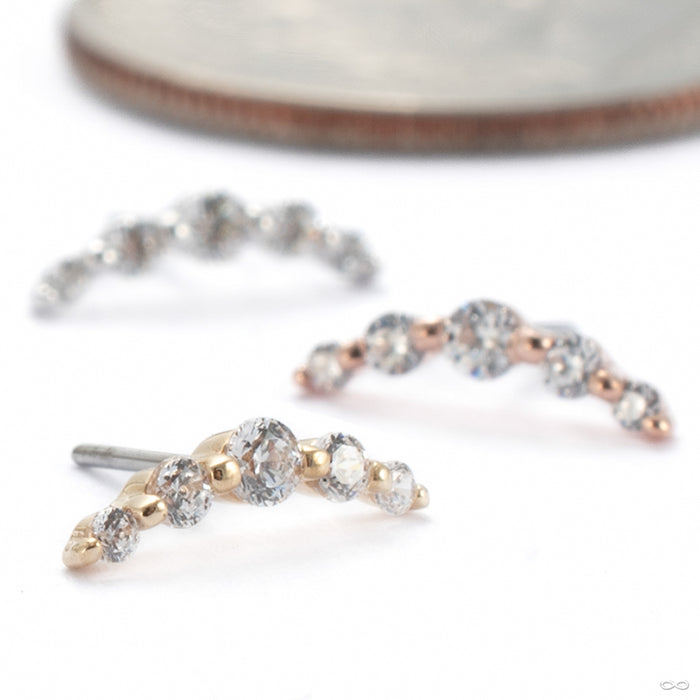 Eternal Press-fit End in Gold from Buddha Jewelry group photo