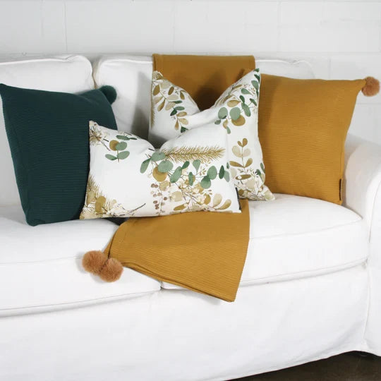 Eucalyptus Yellow cushion