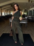 Evergreen Stripe Pants - Stitch And Feather