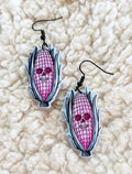 Evil Corn Cobs Alternative Acrylic Dangle Earrings