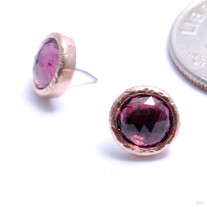 Extra Extra Try Press-fit End in Gold from Pupil Hall with garnet