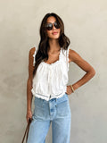 Fall Into You Embroidered Top - Stitch And Feather