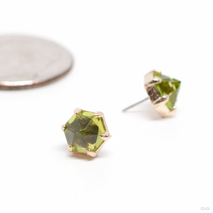 14k Yellow Gold / Peridot
