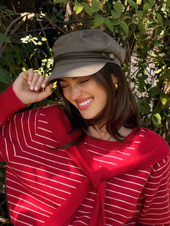 Fiddler Hat in Brown - Stitch And Feather
