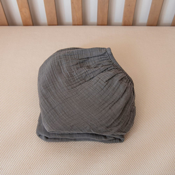 Final Sale! Breathable Organic Cotton Muslin Crib Sheet