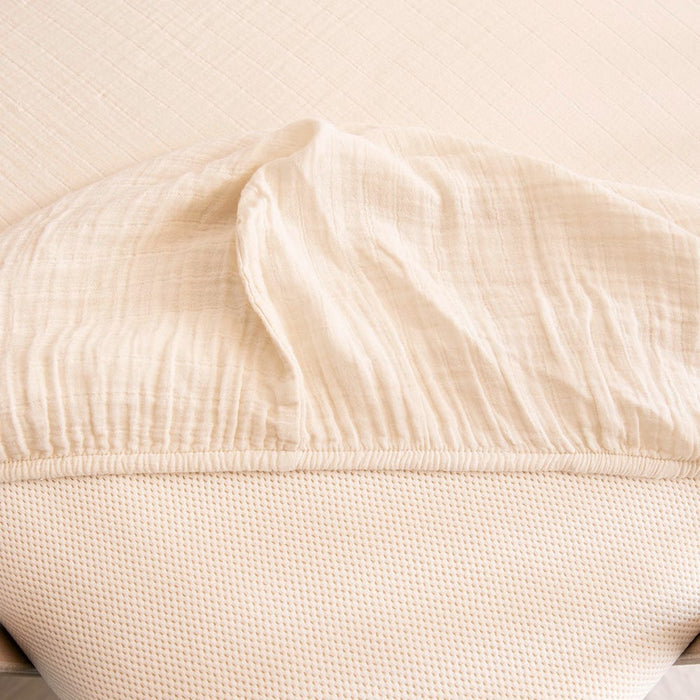 Final Sale! Breathable Organic Cotton Muslin Crib Sheet