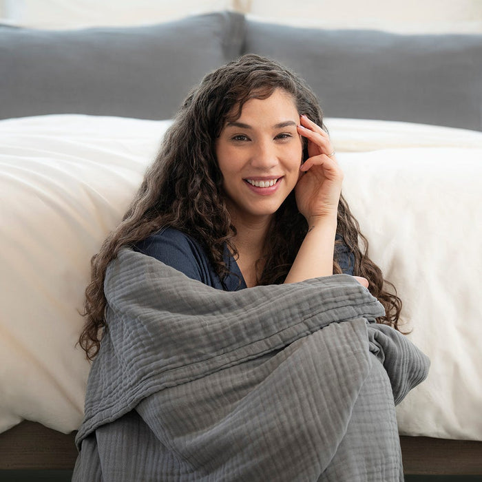 Final Sale! Organic Cotton Muslin Duvet Cover & Sham Set