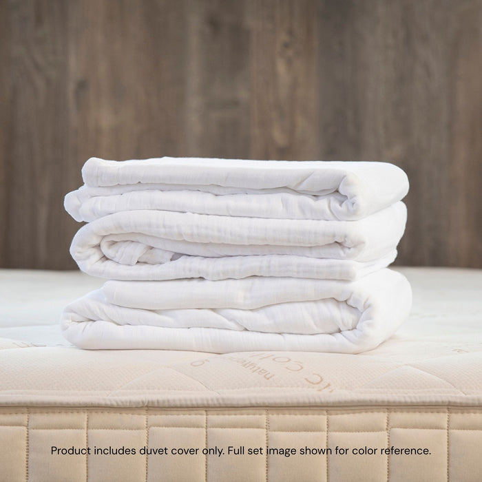 Final Sale! Organic Cotton Muslin Duvet Cover