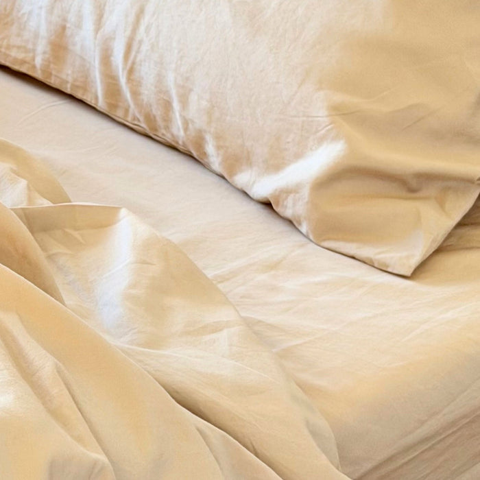 Final Sale! Organic Cotton Percale Fitted Sheet