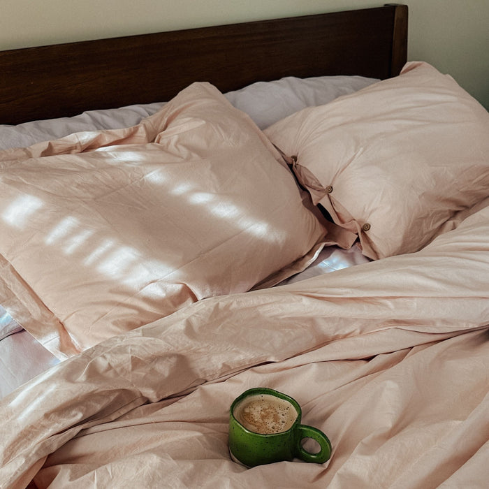 Final Sale! Organic Cotton Percale Sham Set
