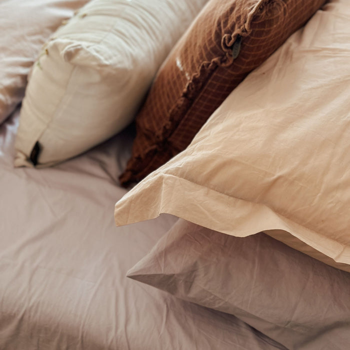 Final Sale! Organic Cotton Percale Sham Set