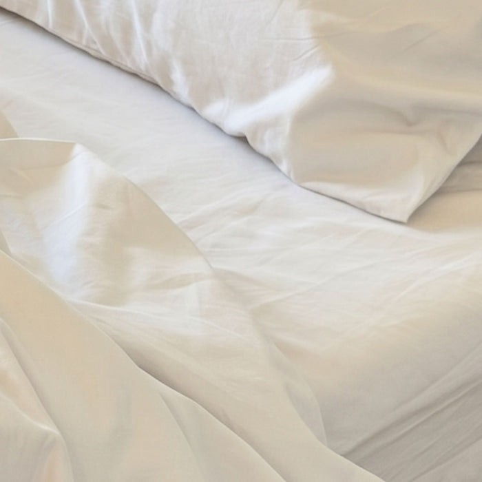 Final Sale! Organic Cotton Sateen Fitted Sheet