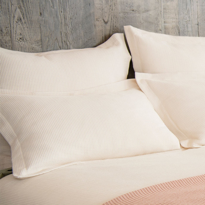 Final Sale! Organic Cotton Waffle Sham Set