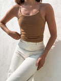 Fine Lines Tank in Tobacco - Stitch And Feather