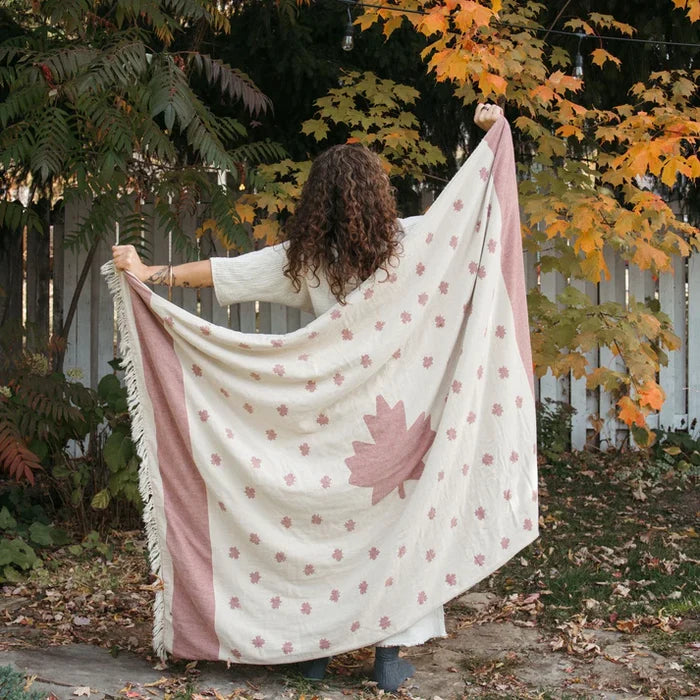 Fleece-Lined Throw