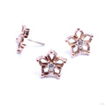 Flourish Press-fit End in Gold from Maya Jewelry in rose gold
