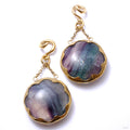 Fluorite Cushion Dangles from Diablo Organics