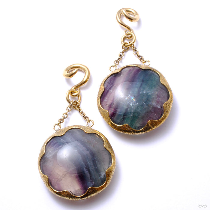 Fluorite Cushion Dangles from Diablo Organics