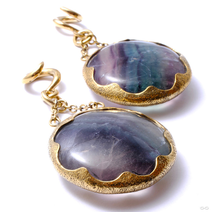 Fluorite Cushion Dangles from Diablo Organics