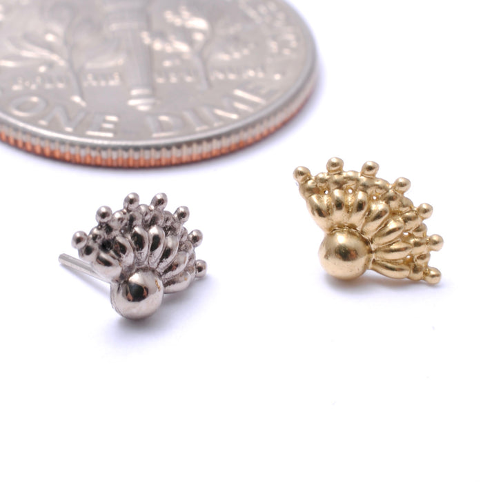 Flux Press-fit End in Gold from Regalia in assorted materials